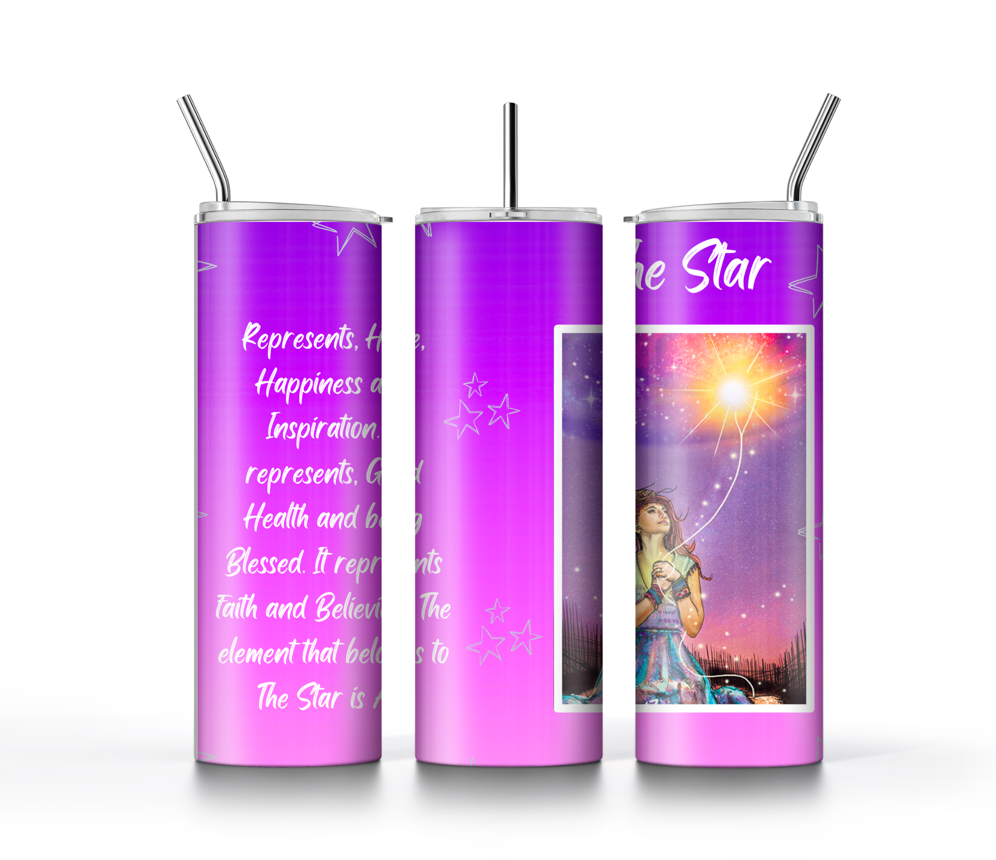 Tarot Tumblers – 590ml - Star