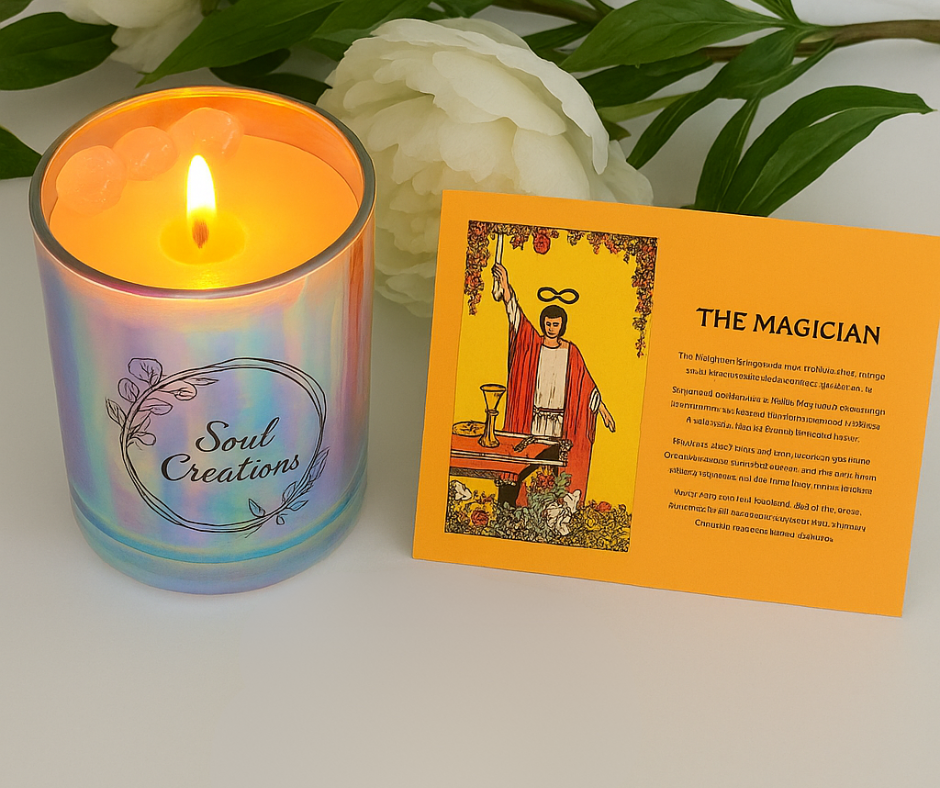 Tarot Candle - Vanilla/Caramel