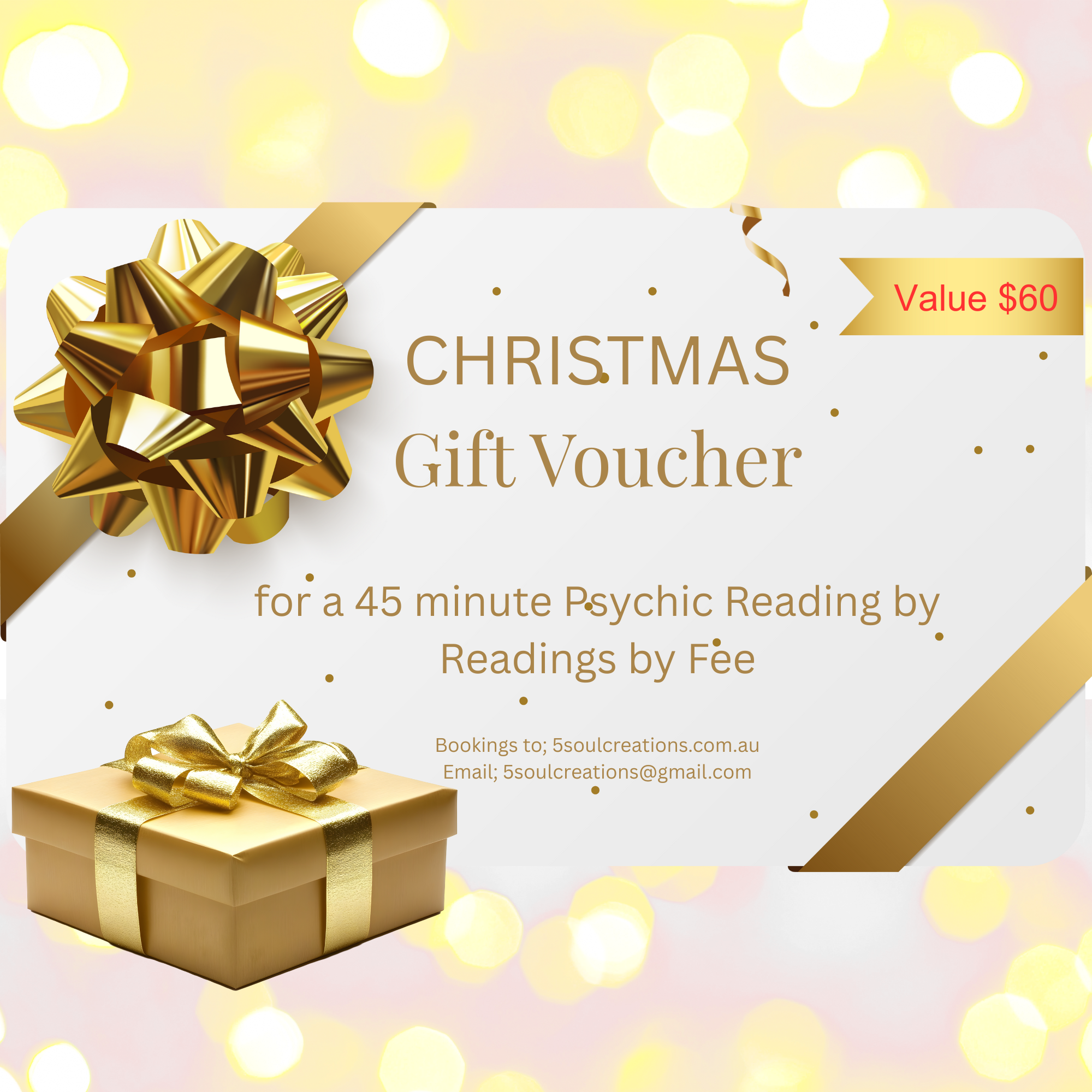 Christmas Gift Voucher Psychic Reading